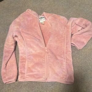 Really cute and fluffy pink coat